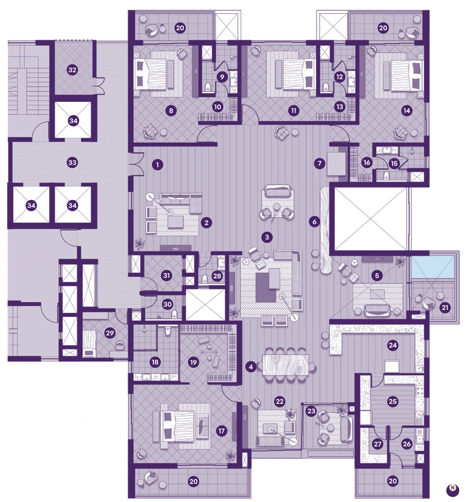 4 BHK Flat in Kurra Amaris in Serilingampally, Hyderabad - Image 912734
