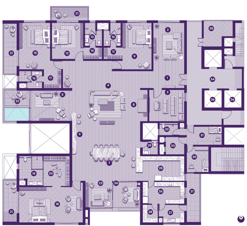 4 BHK Flat in Kurra Amaris in Serilingampally, Hyderabad - Image 912735