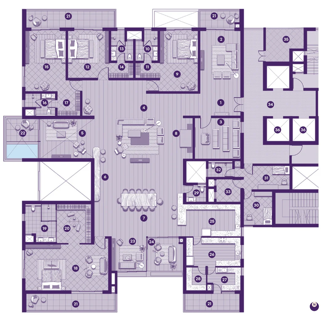 4 BHK Flat in Kurra Amaris in Serilingampally, Hyderabad - Image 912736