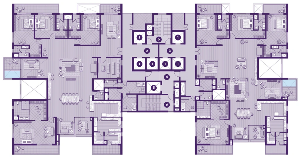 Floor Plan of Kurra Amaris in Serilingampally, Hyderabad - Image 391011