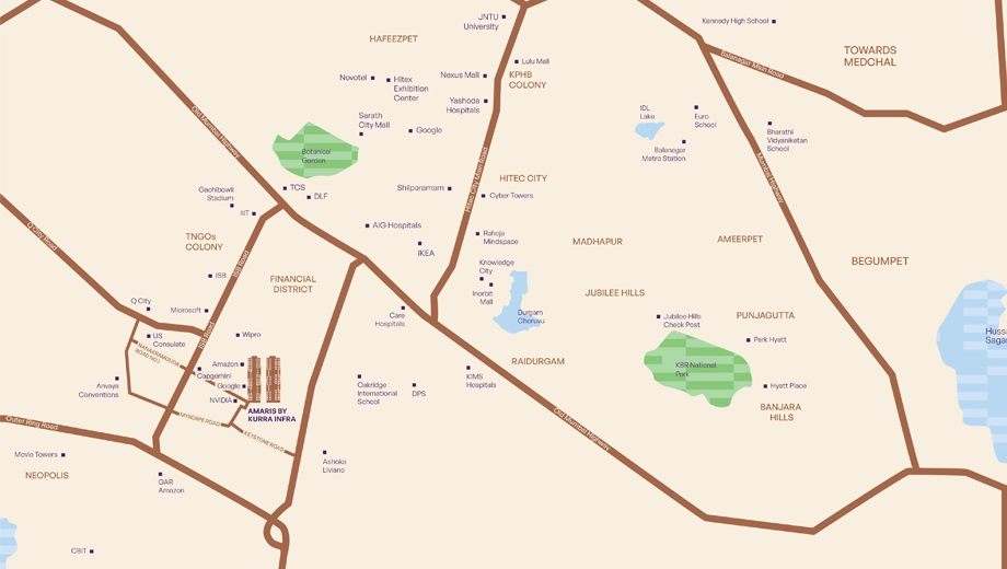 Location of Kurra Amaris - Image 391012
