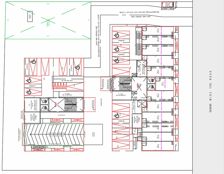 Master Plan of Commercial Kavish Jivan Kala Residency in Vastral, Ahmedabad - Image 390370