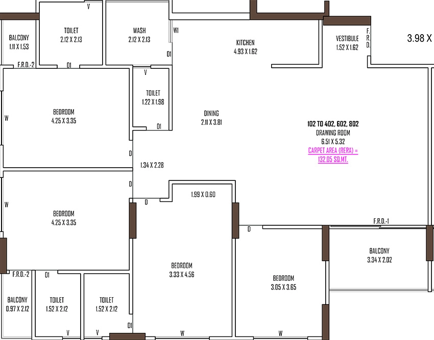 4 BHK Flat in Kudrat Empire And Kudrat Exotica in Nikol, Ahmedabad - Image 912490