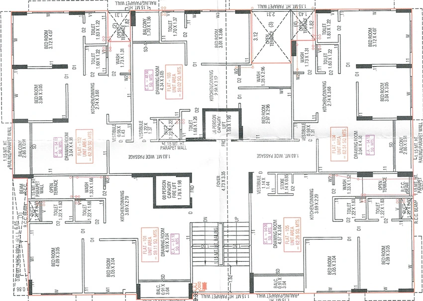 Floor Plan of Murlidhar Maurya 11 in Daskroi, Ahmedabad - Image 390474
