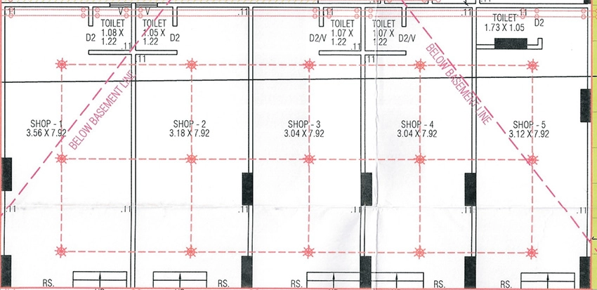 Floor Plan of Commercial Murlidhar Maurya 11 in Daskroi, Ahmedabad - Image 390498