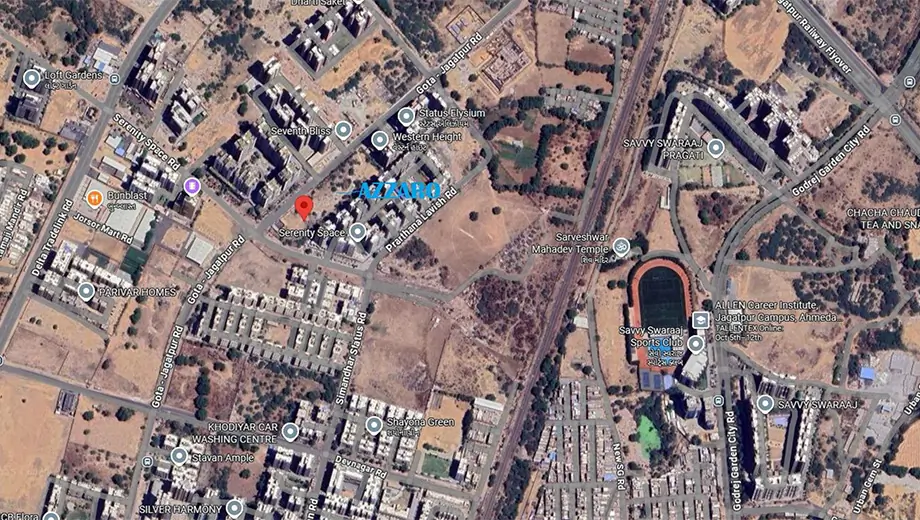 Location of Meras Azzaro in Gota, Ahmedabad - Image 390514