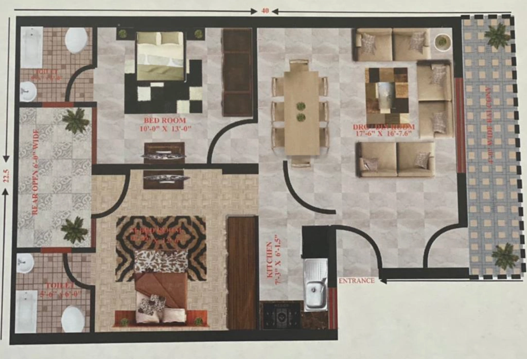 2 BHK Flat in PNB Picasso Floors in Mohali, Chandigarh - Image 912555