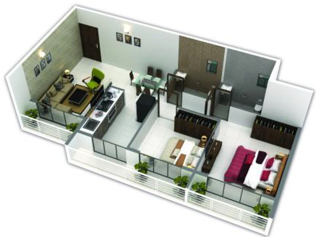 2 BHK Flat in Shreeji Hillwood in Khopoli, Navi Mumbai - Image 912952