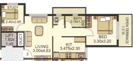 1 BHK Flat in Ashiyana Lakeview in Khopoli, Navi Mumbai - Image 912919