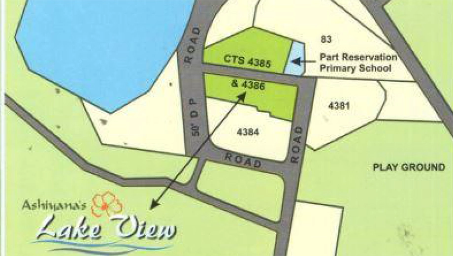 Location of Ashiyana Lakeview - Image 391435