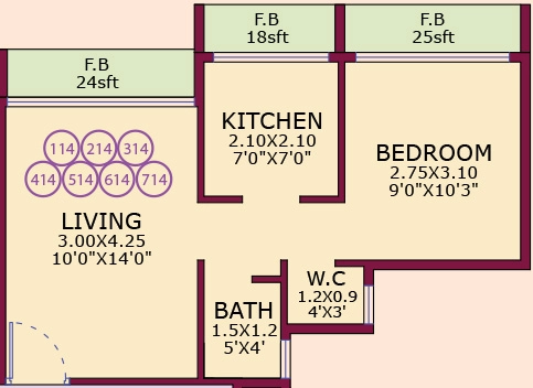1 BHK Flat in Prabhu Lok in Khopoli, Navi Mumbai - Image 912949