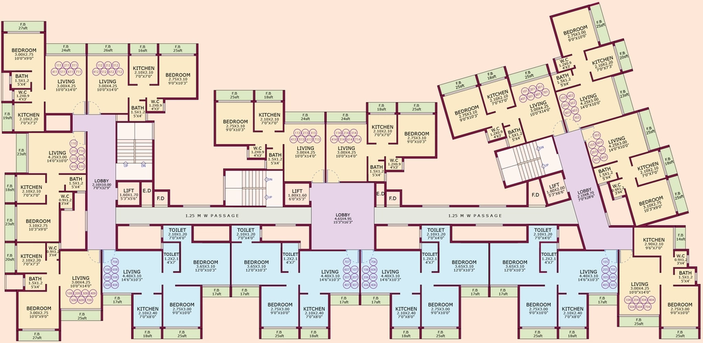 Floor Plan of Prabhu Lok in Khopoli, Navi Mumbai - Image 391488
