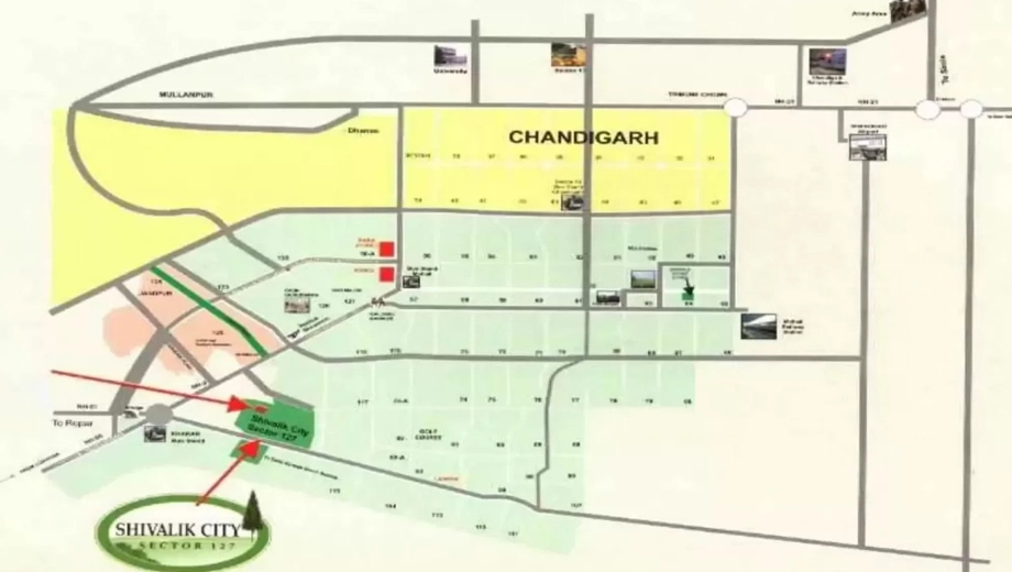 Location of Urban Shivalik Homes - Image 390556