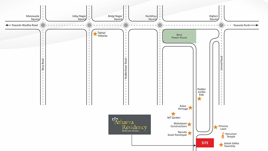 Location of Maytas Atharva Residency - Image 391306