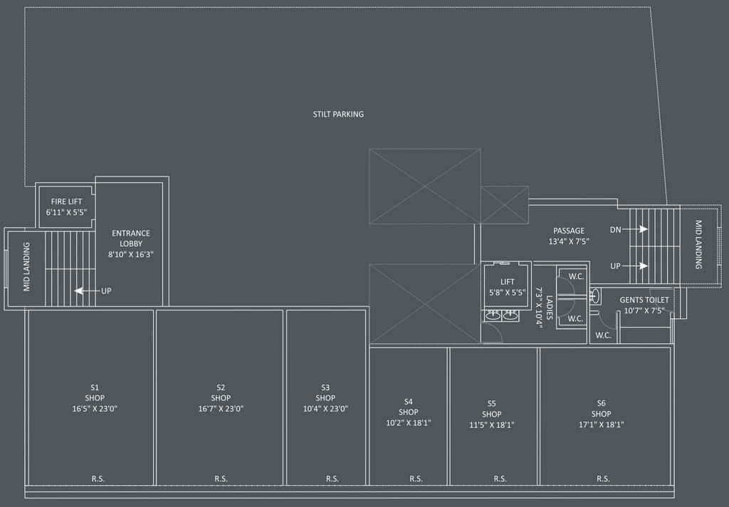 Floor Plan of Commercial Maytas Atharva Residency in Narsala, Nagpur - Image 391311