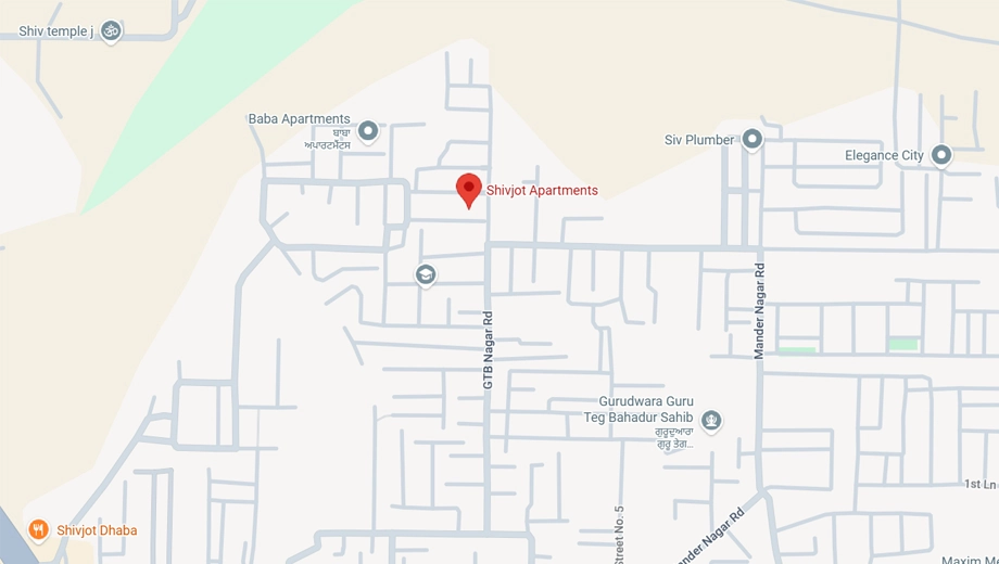 Location of Shivjot Apartments - Image 390560