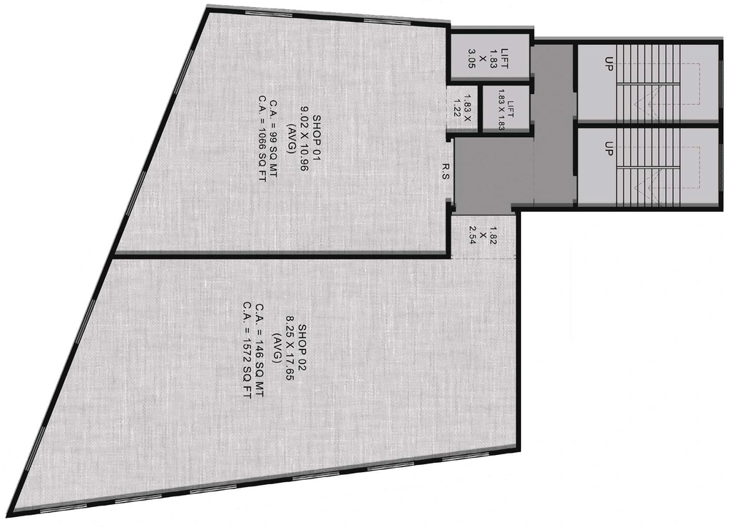 Floor Plan of Kalyan Square in Kalyan West, Thane - Image 391798