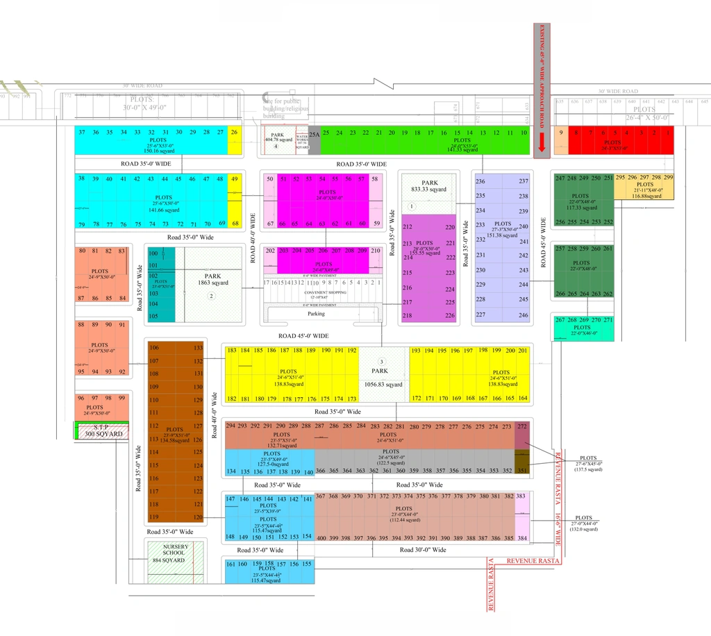 Master Plan of Shiwalik Palm City in Mohali, Chandigarh - Image 390566