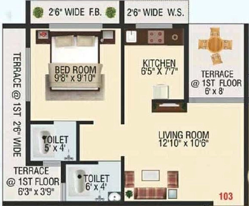 1 BHK Flat in Sagar Sargam Residency in Karjat, Thane - Image 916066