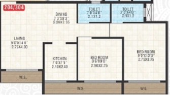 3 BHK Flat in Tulsi Landmark in Karjat, Thane - Image 912956