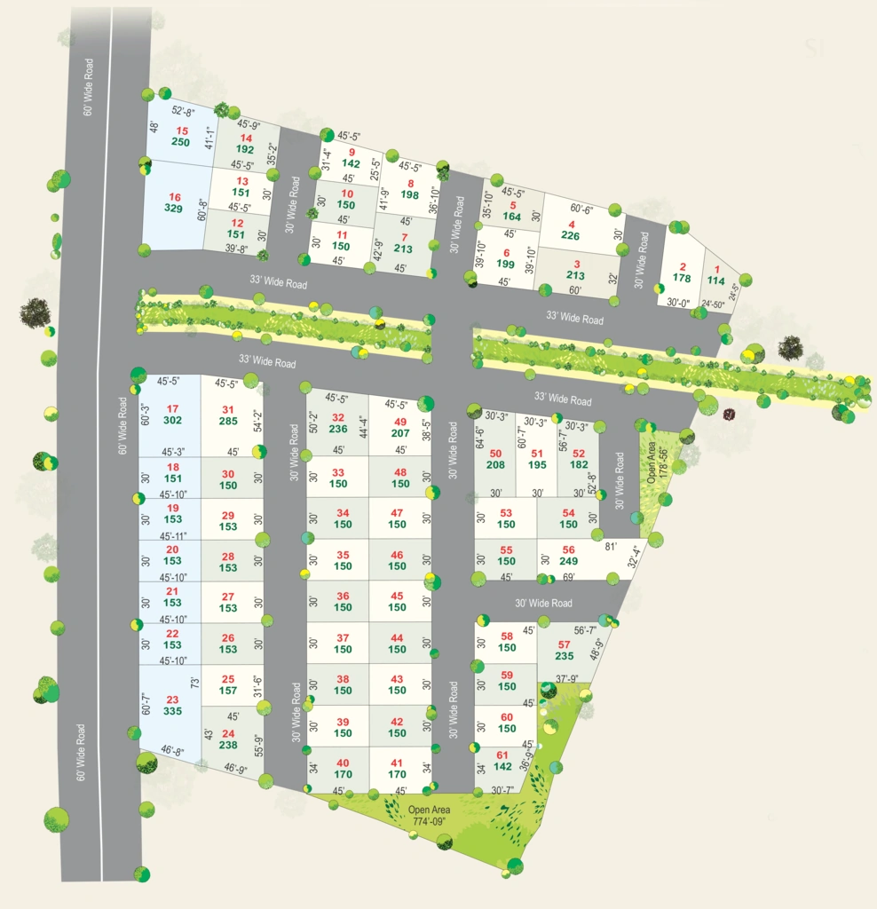 Master Plan of Harini Mansion in Medipally, Hyderabad - Image 390783