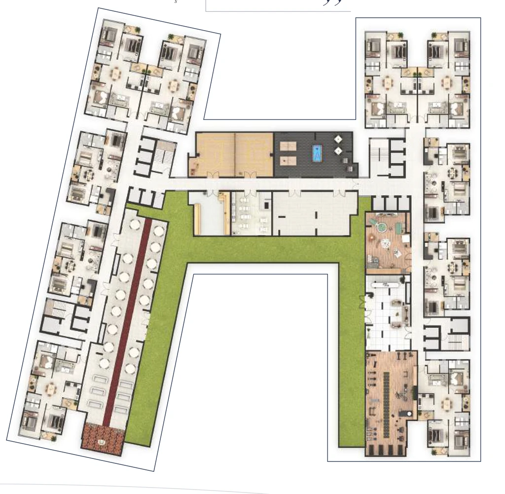 Floor Plan of Metro Kinaaraa in Trisulia, Bhubaneswar - Image 390887