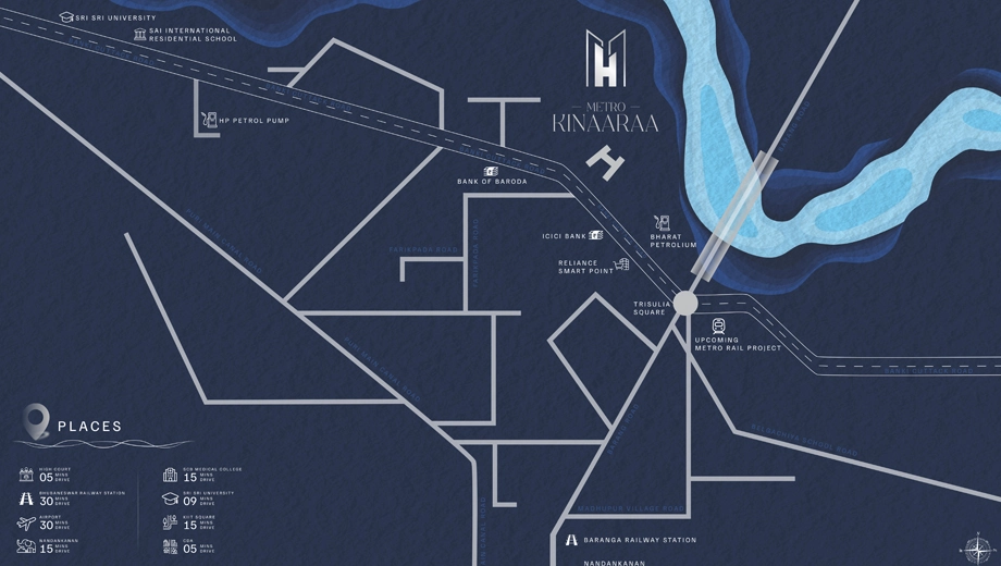 Location of Metro Kinaaraa - Image 390886