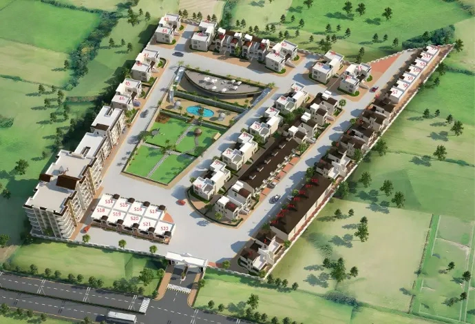 Master Plan of Montag Greens in Karjat, Thane - Image 391524