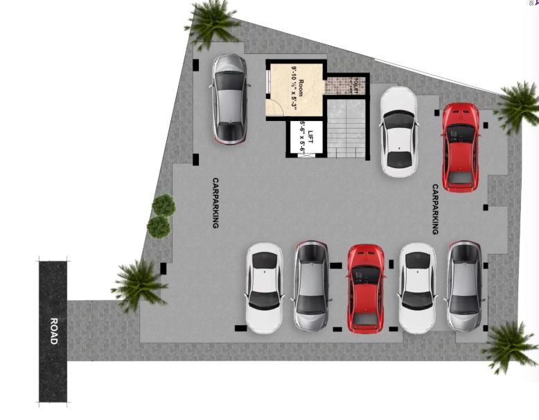 Master Plan of Fazza Crown in T Nagar, Chennai - Image 390619