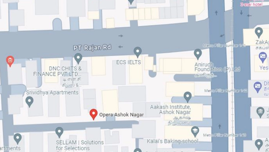 Location of Opera skyline in Ashok Nagar, Chennai - Image 390633