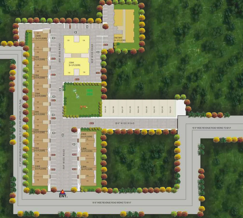 Master Plan of GGP Noor Homes in Mohali, Chandigarh - Image 390647