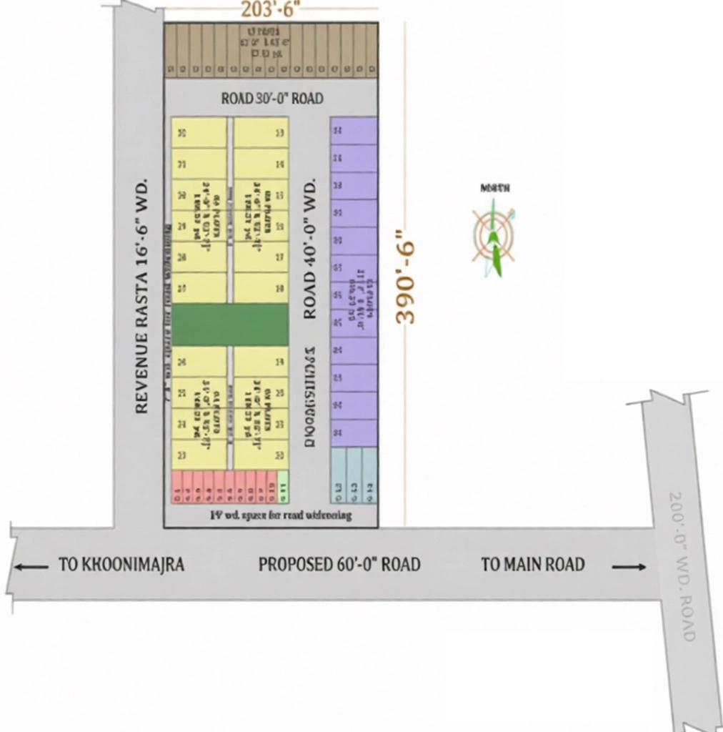 Master Plan of Divine Pavileo Floors in Mohali, Chandigarh - Image 390659