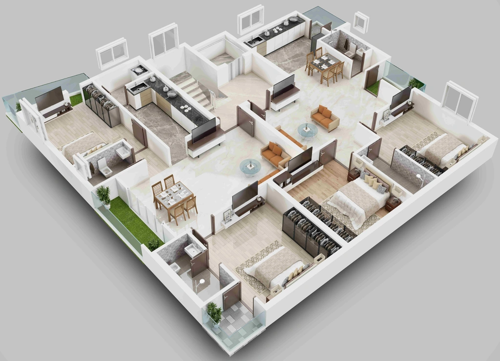 3 BHK Flat in Opera Serenity in T Nagar, Chennai - Image 912597