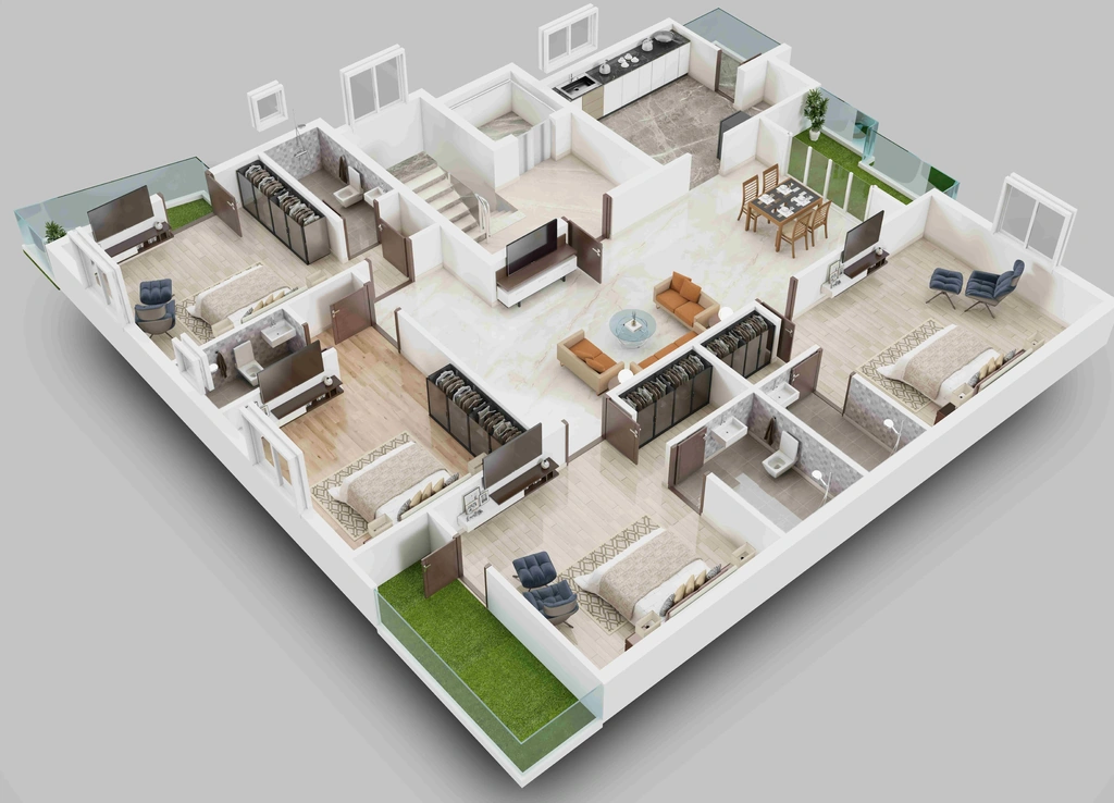 3 BHK Flat in Opera Serenity in T Nagar, Chennai - Image 912598