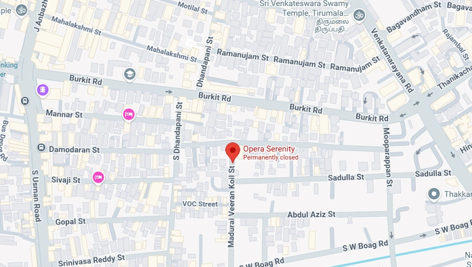 Location of Opera Serenity in T Nagar, Chennai - Image 390652