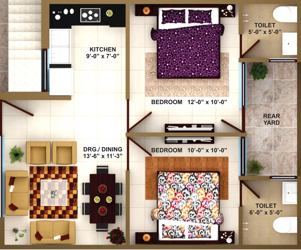 2 BHK Flat in Paradise Darpan Homz in Mohali, Chandigarh - Image 912602