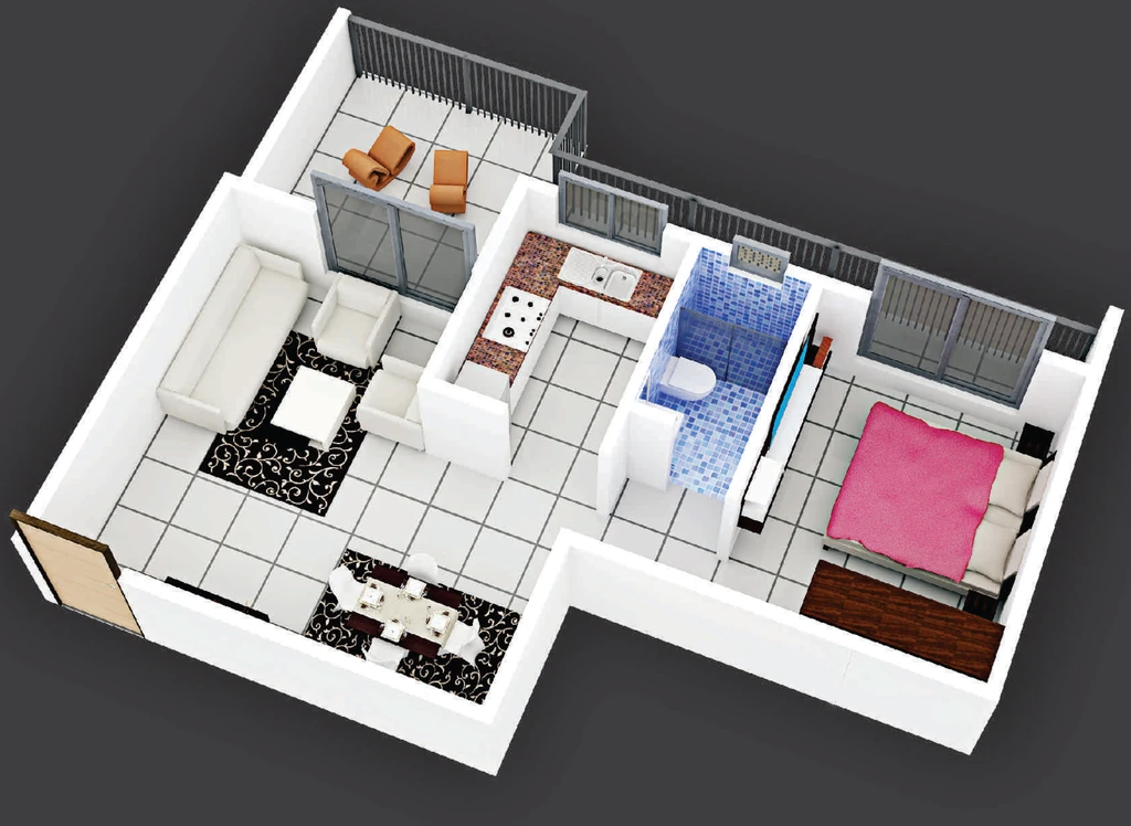 1 BHK Flat in Nirvaana Residency in Karjat, Thane - Image 912965