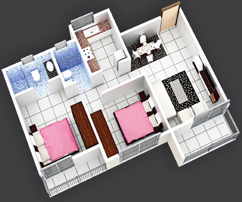 2 BHK Flat in Nirvaana Residency in Karjat, Thane - Image 912966