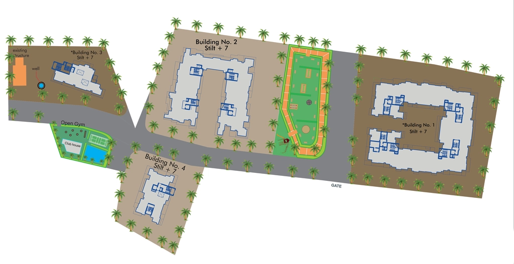 Master Plan of Nirvaana Residency in Karjat, Thane - Image 391533