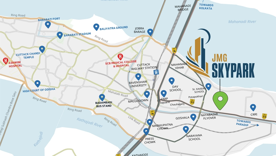 Location of JMG Skypark - Image 390860