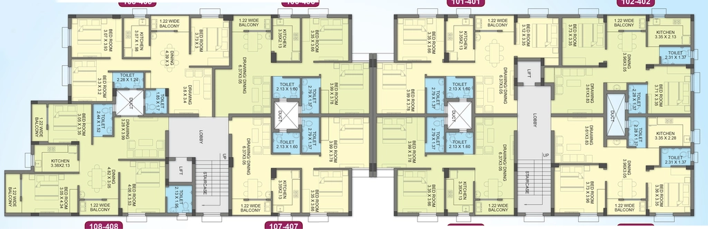 Floor Plan of Css Aastha Highway in Uttara, Bhubaneswar - Image 390825