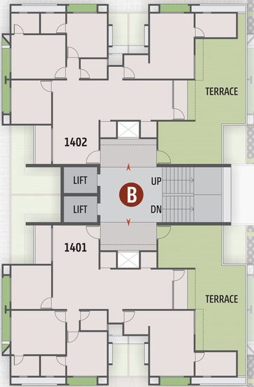 Floor Plan of Aristo Anandam in Vaishnodevi Circle, Ahmedabad - Image 26198