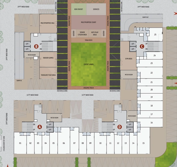 Master Plan of Aristo Anandam in Vaishnodevi Circle, Ahmedabad - Image 26199
