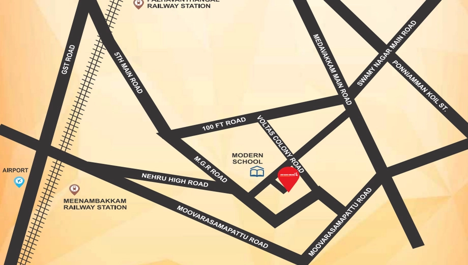 Location of Vikaan Sri Radhe Krishna - Image 390750