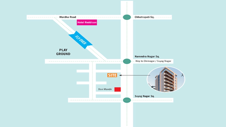 Location of Shubh Shivalay Residences - Image 390818