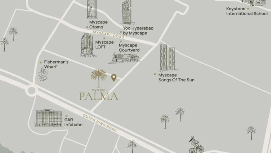Location of Myscape Palma - Image 391023