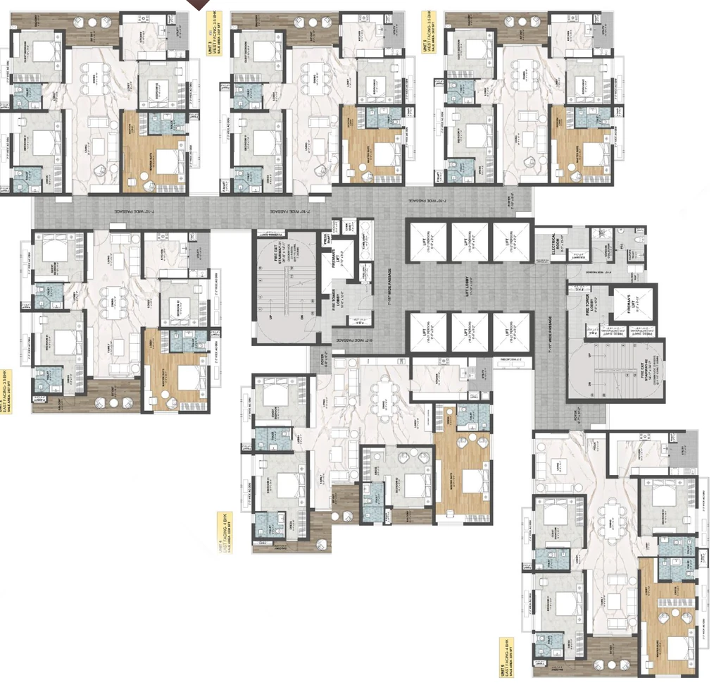 Floor Plan of Navanaami One in Kokapet, Hyderabad - Image 391029