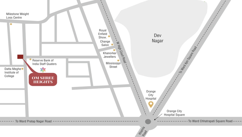 Location of Sahasara Om Shree Heights - Image 390871