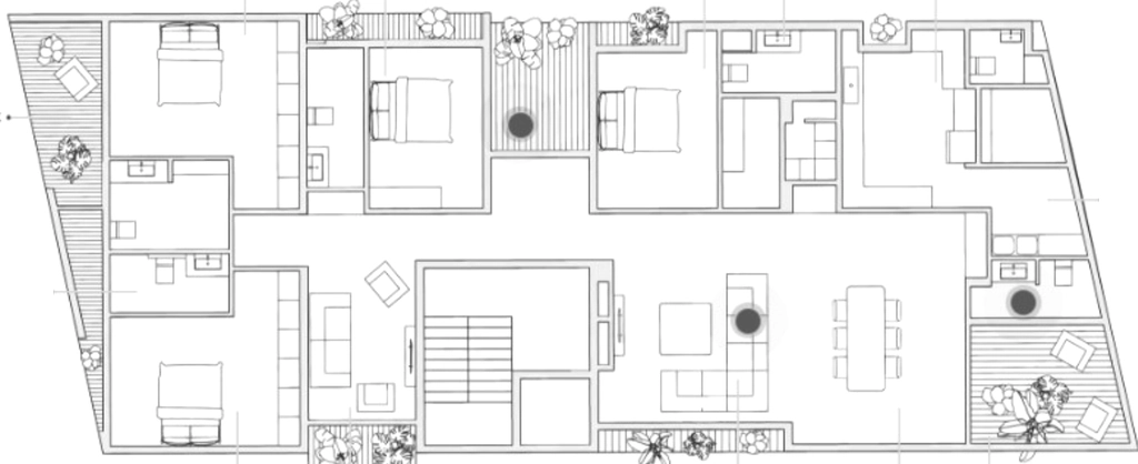 Floor Plan of Sanctuary Krishnamma in Nungambakkam, Chennai - Image 390931
