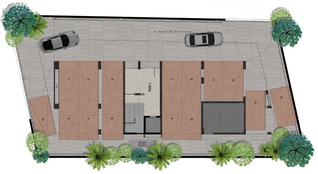 Master Plan of Sanctuary Krishnamma in Nungambakkam, Chennai - Image 390930